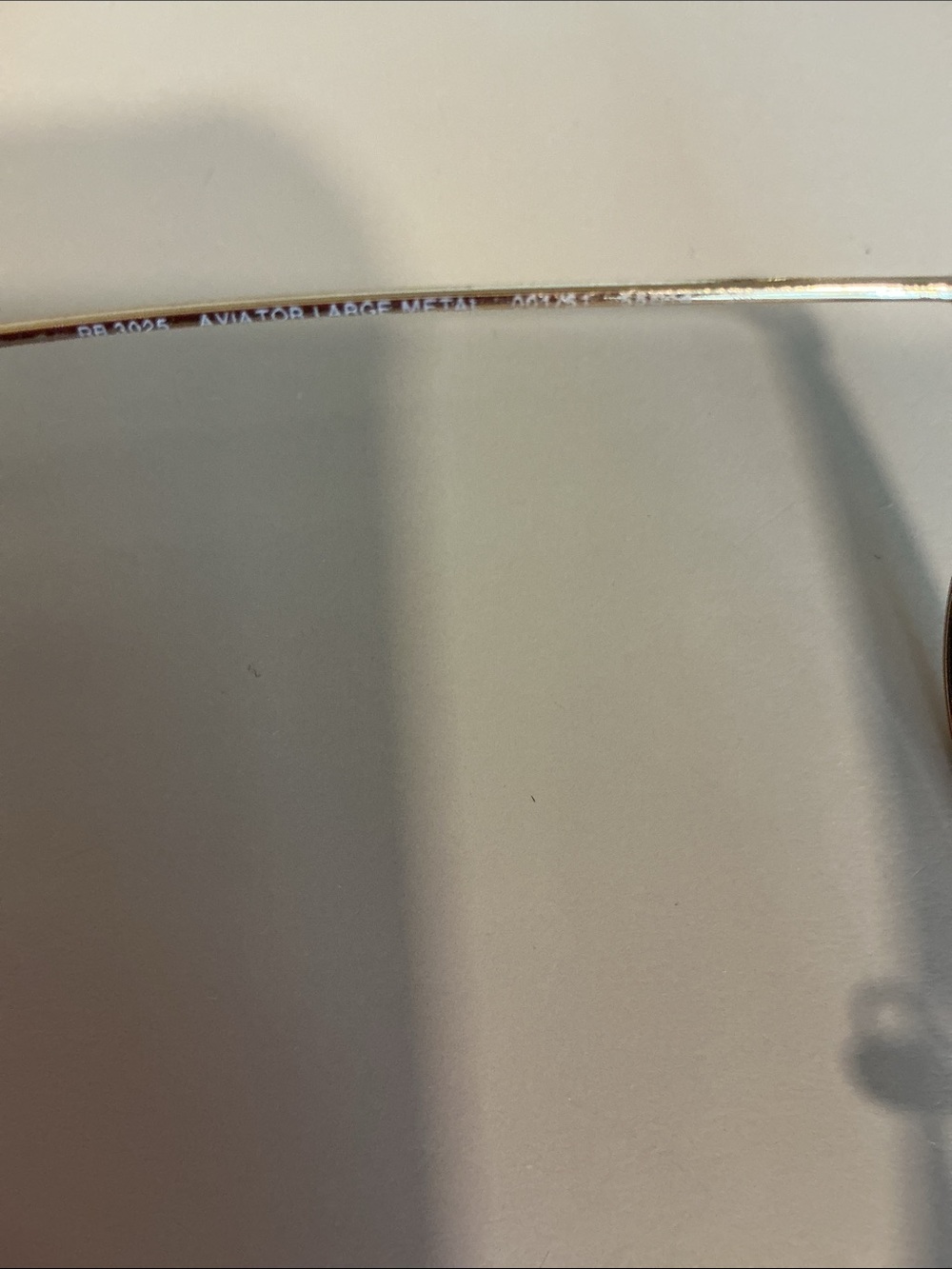 Ray-Ban Gold Aviator Sunglasses with Brown Lenses and Tan Case - Picture 5 of 9